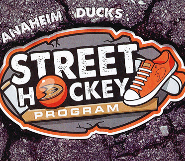Street Hockey Teacher Manual cover- logo with broken asphalt