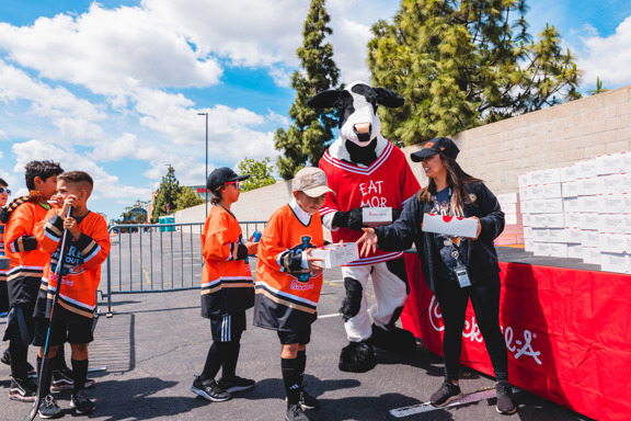 Students receive free Chic Fil A